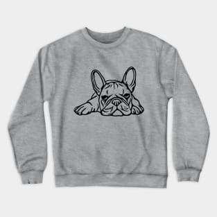 French Bulldog Laying Crewneck Sweatshirt